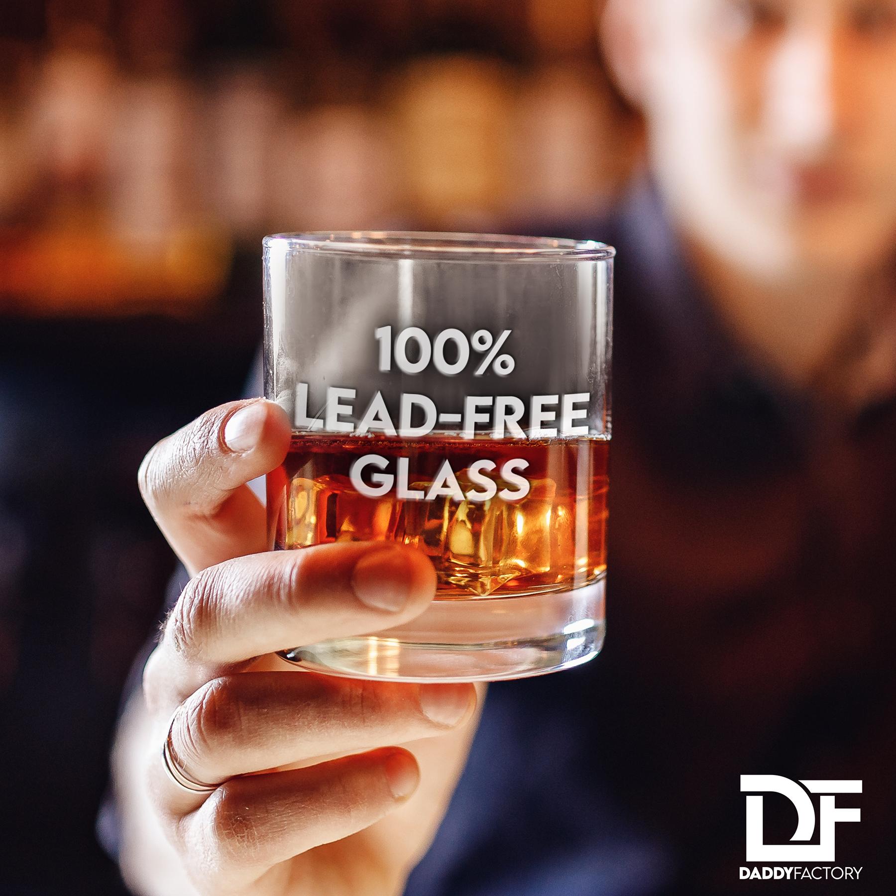 Gifts for dad - Top Dad - Dad gift - Father's Day Gift - Engraved Whiskey Drinking Glass 10.25 Oz rocks glass Drinkware