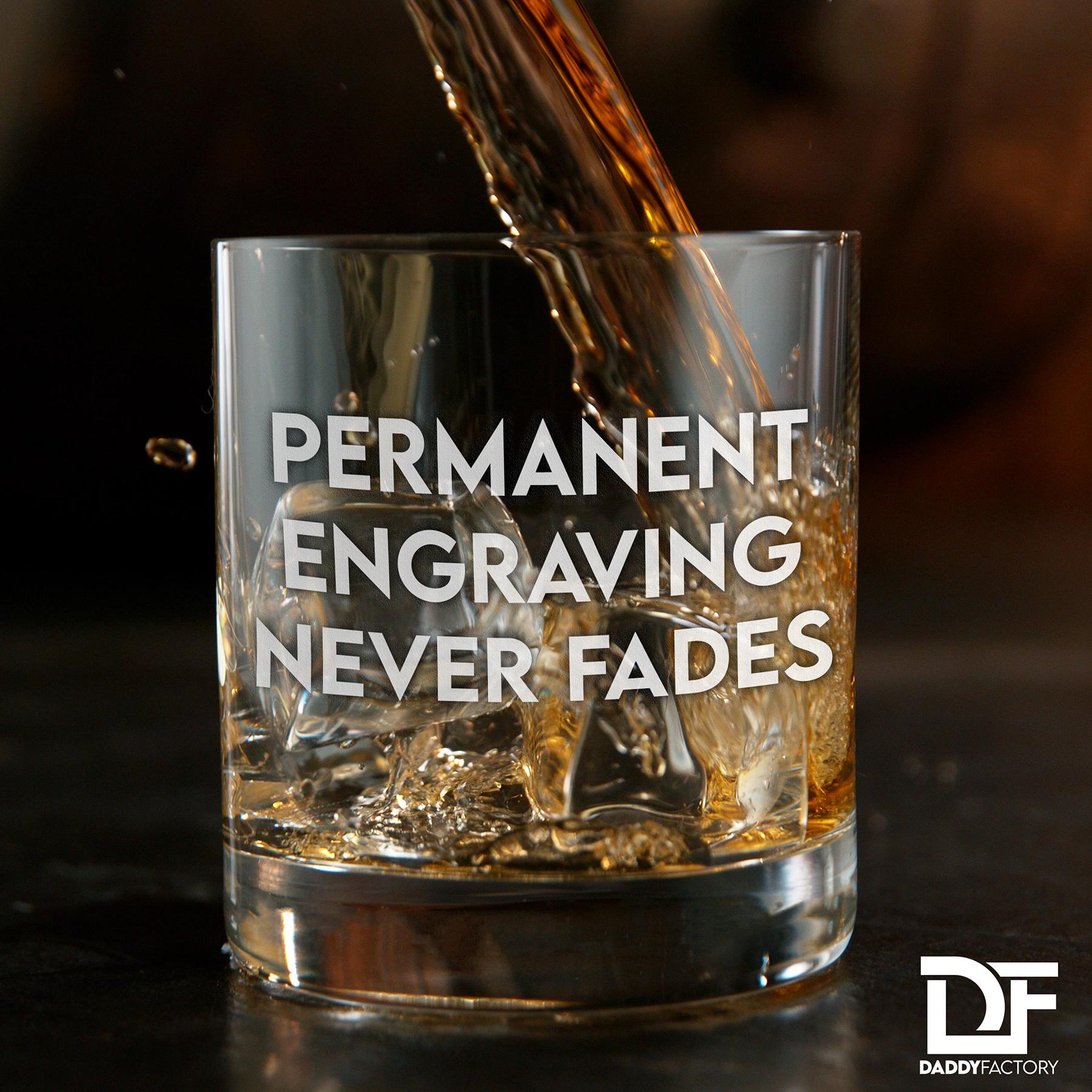 Gifts for dad - Top Dad - Dad gift - Father's Day Gift - Engraved Whiskey Drinking Glass 10.25 Oz rocks glass Drinkware