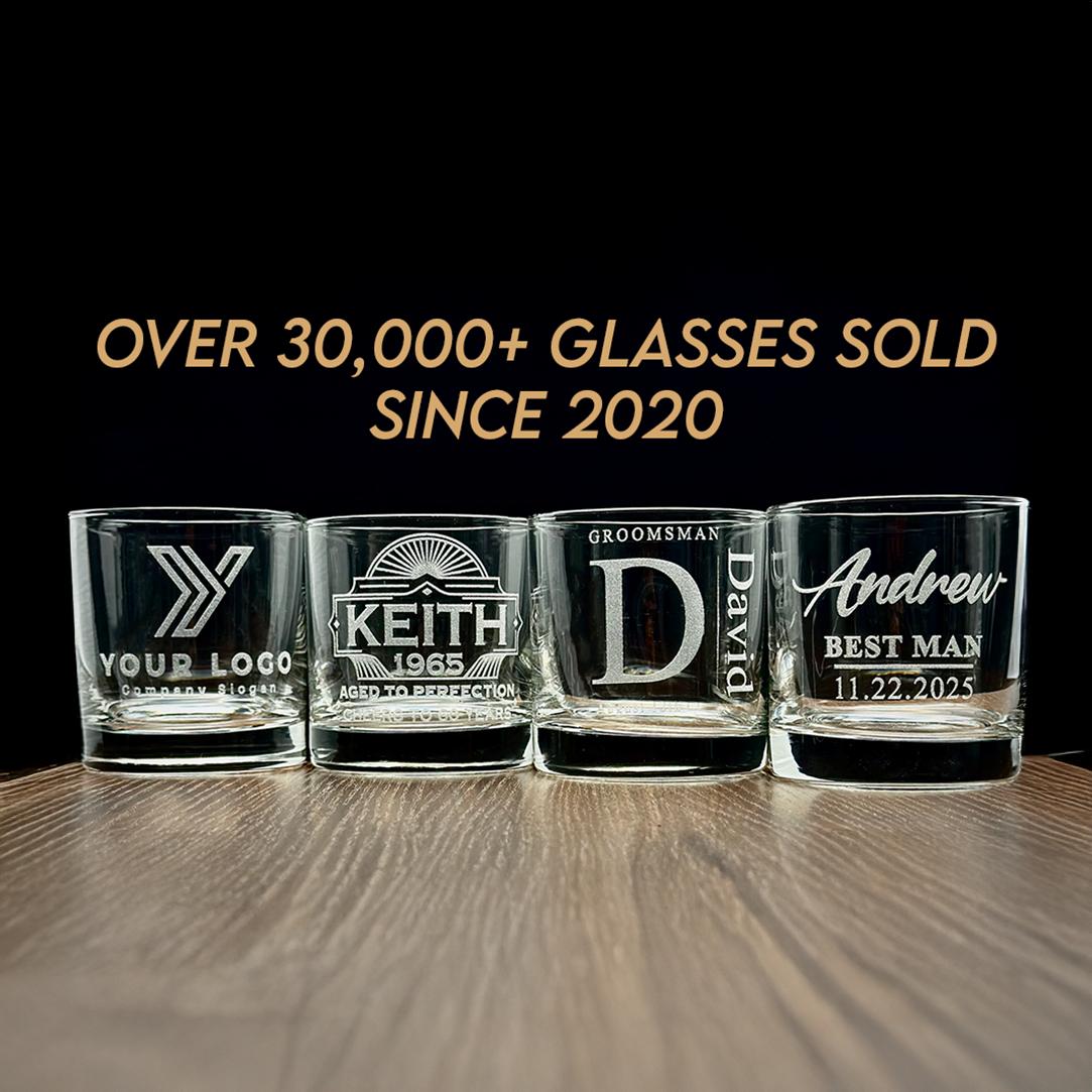 Gifts for dad - Top Dad - Dad gift - Father's Day Gift - Engraved Whiskey Drinking Glass 10.25 Oz rocks glass Drinkware