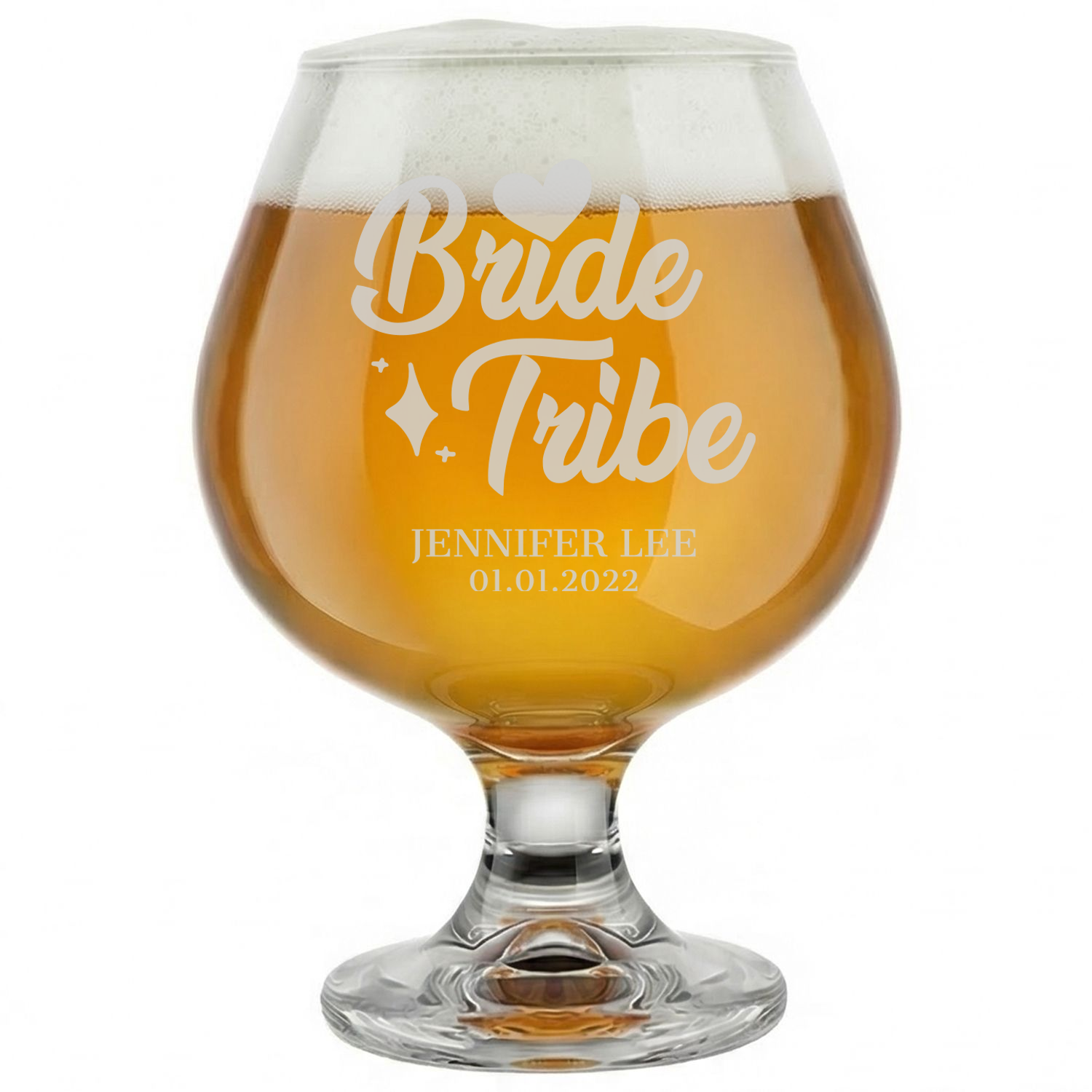 Personalized Bridesmaid Themed Snifter Custom Engraved 9 oz Snifter Glass
