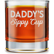 Daddy's Sippy Cup - Engraved Old Fashioned Glass