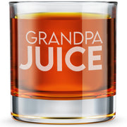 Grandpa Juice - Engraved Old Fashioned Whiskey Glass
