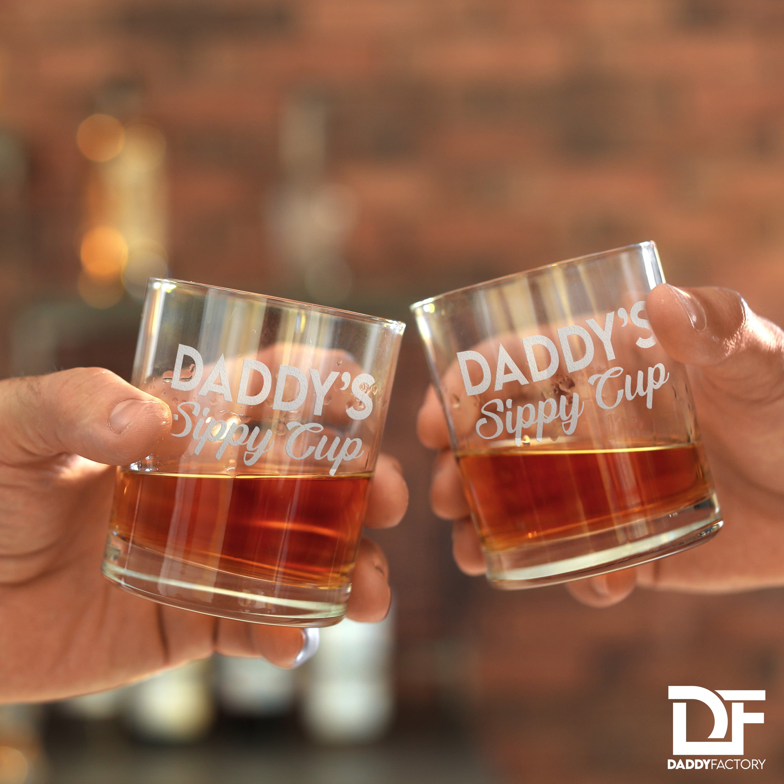 Daddy's Sippy Cup - Engraved Old Fashioned Glass