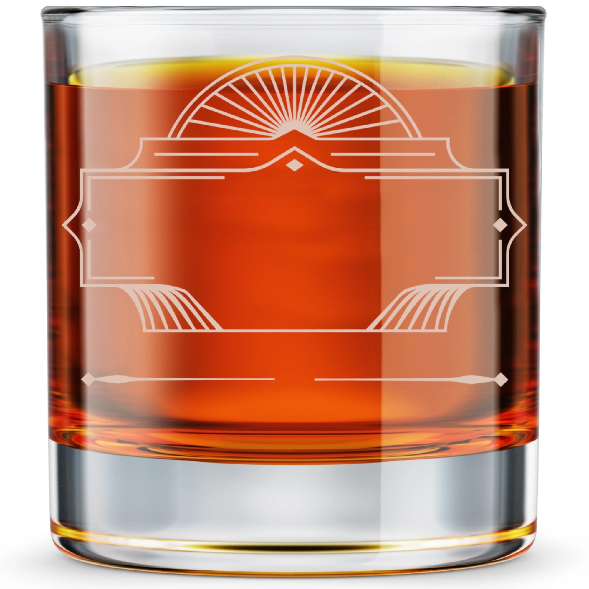 Personalized Engraved Old Fashioned Whiskey Glass - Aged to Perfection
