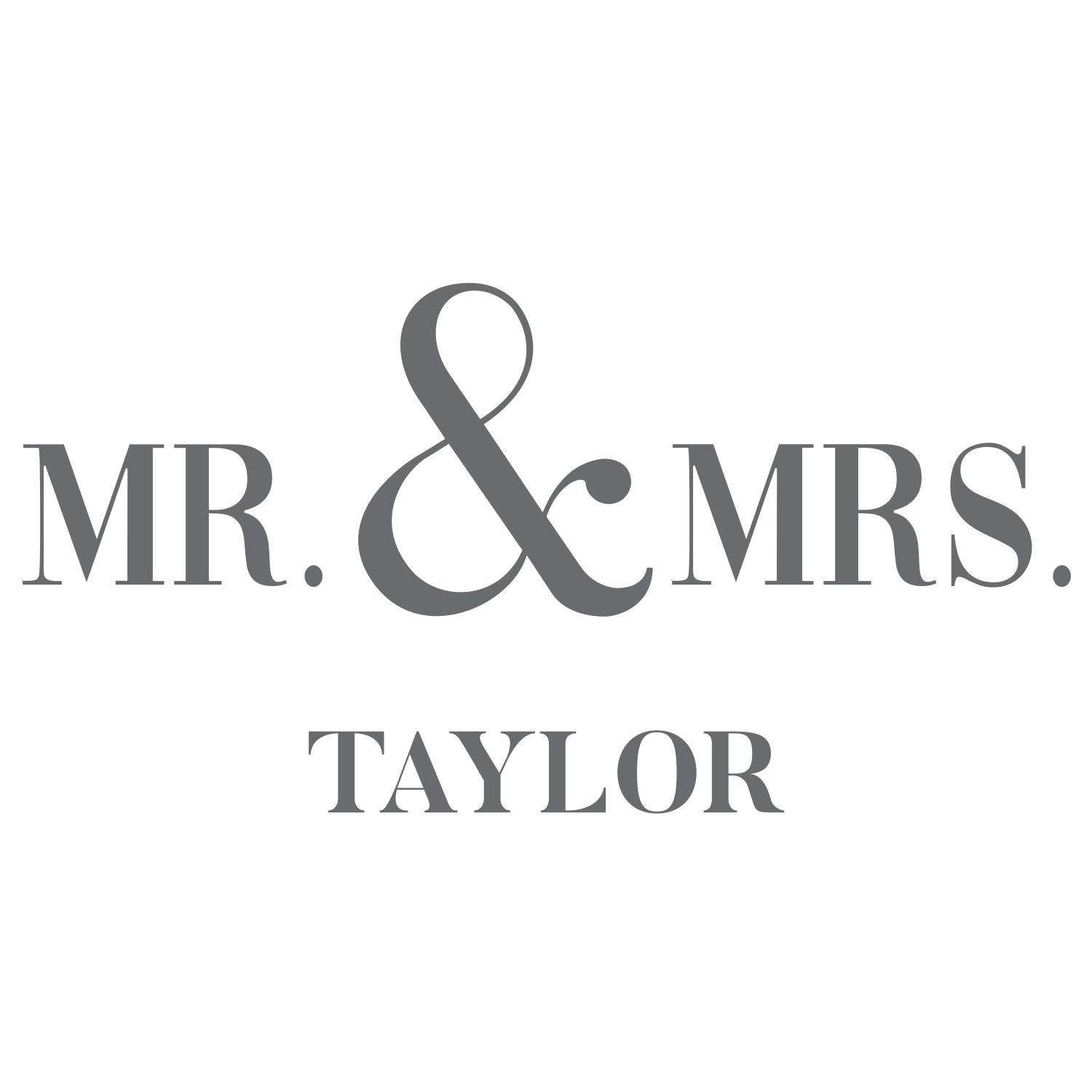 Mr. and Mrs.