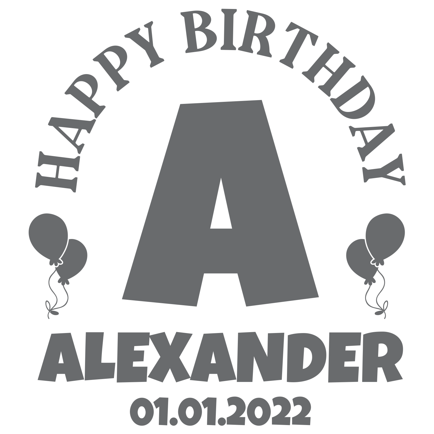 Birthday With Balloon