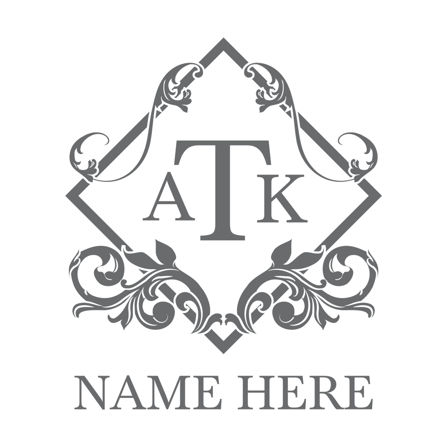 Triangle Frame with Vintage Elements